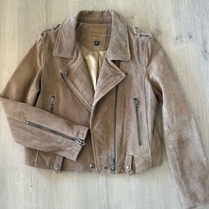 Blank NYC suede moto jacket
